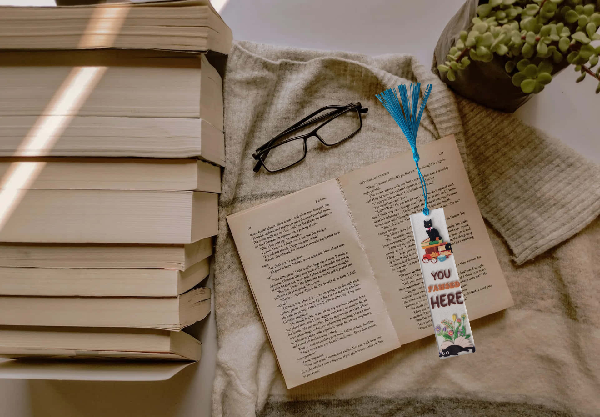 Acryl boekenleggers voor kat liefhebbers